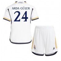 Real Madrid Arda Guler #24 Replika babykläder Hemmaställ Barn 2023-24 Kortärmad (+ korta byxor)